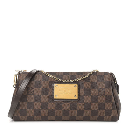 Louis Vuitton Damier Ebene Eva Clutch 1 of 10