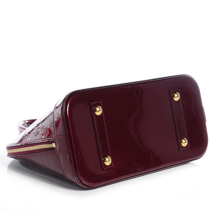 Louis Vuitton Vernis Alma PM Rouge Fauviste 4 of 7