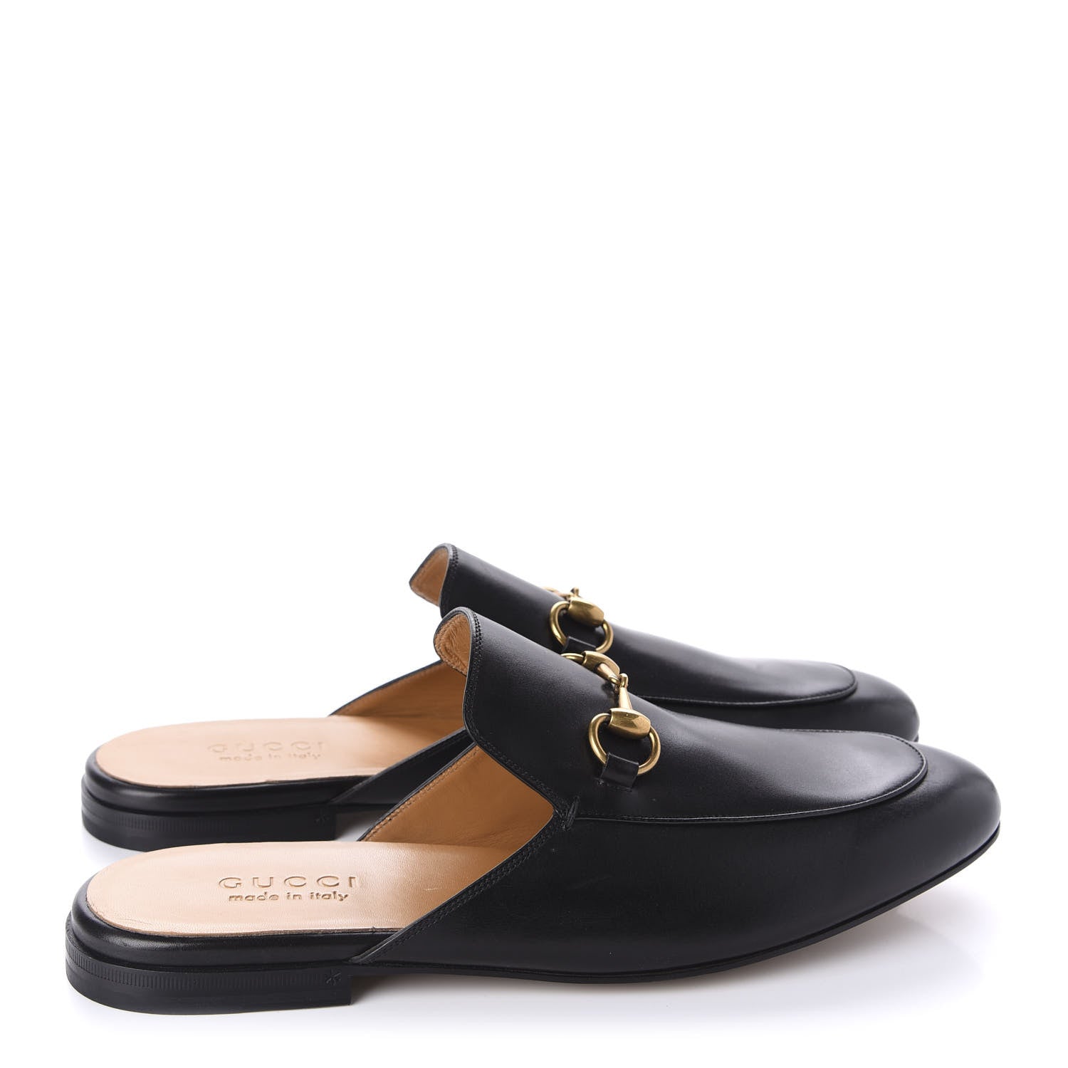 Gucci Calfskin Mens Princetown Slippers 9 Black 4 of 10