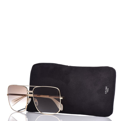 Celine Metal Sunglasses CL 41808/S Gold 7 of 7