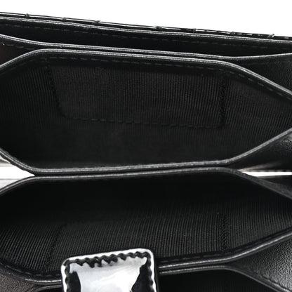 Christian Dior Patent Cannage Lady Dior 5-Gusset Card Holder Black 5 of 7