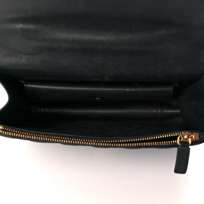 Versace Nappa Quilted Virtus Top Handle Shoulder Bag Black 5 of 21