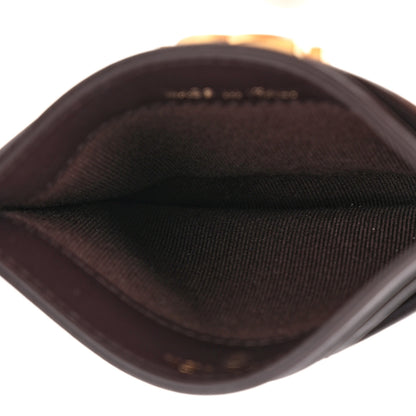 Chanel Caviar Quilted Boy Card Holder Dark Brown 5 of 9