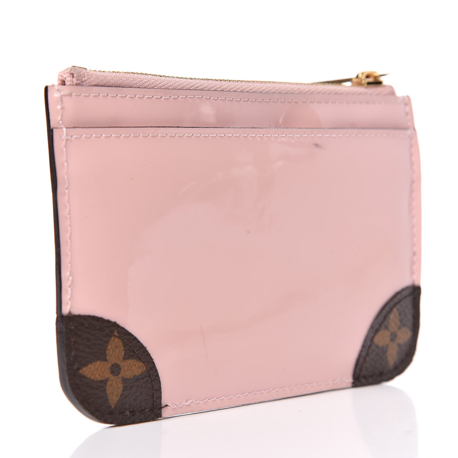 Louis Vuitton Patent Miroir Venice Key Pouch Rose Ballerine 3 of 8