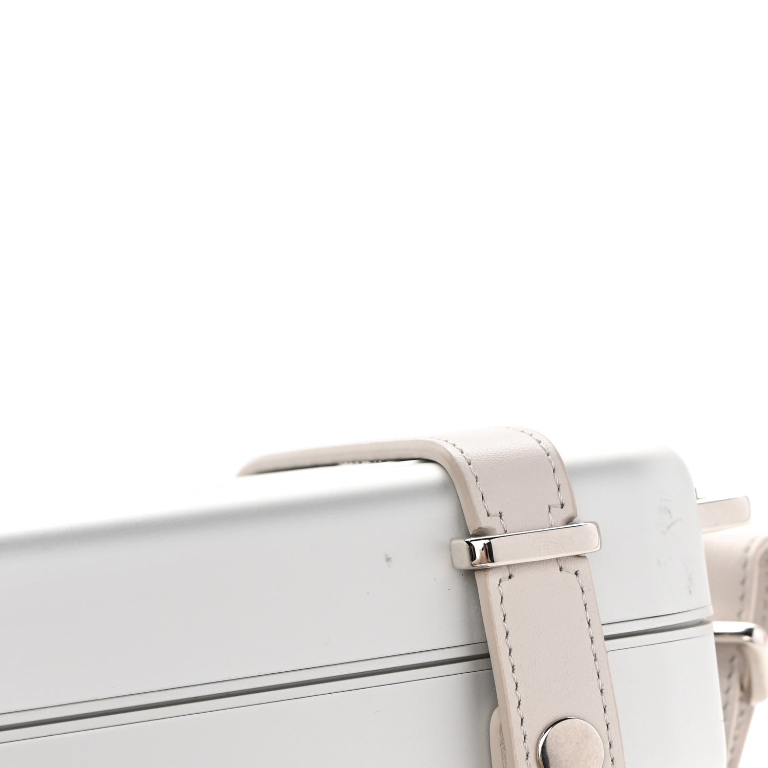 Christian Dior X RIMOWA Aluminum Personal Clutch On Strap Silver 12 of 13