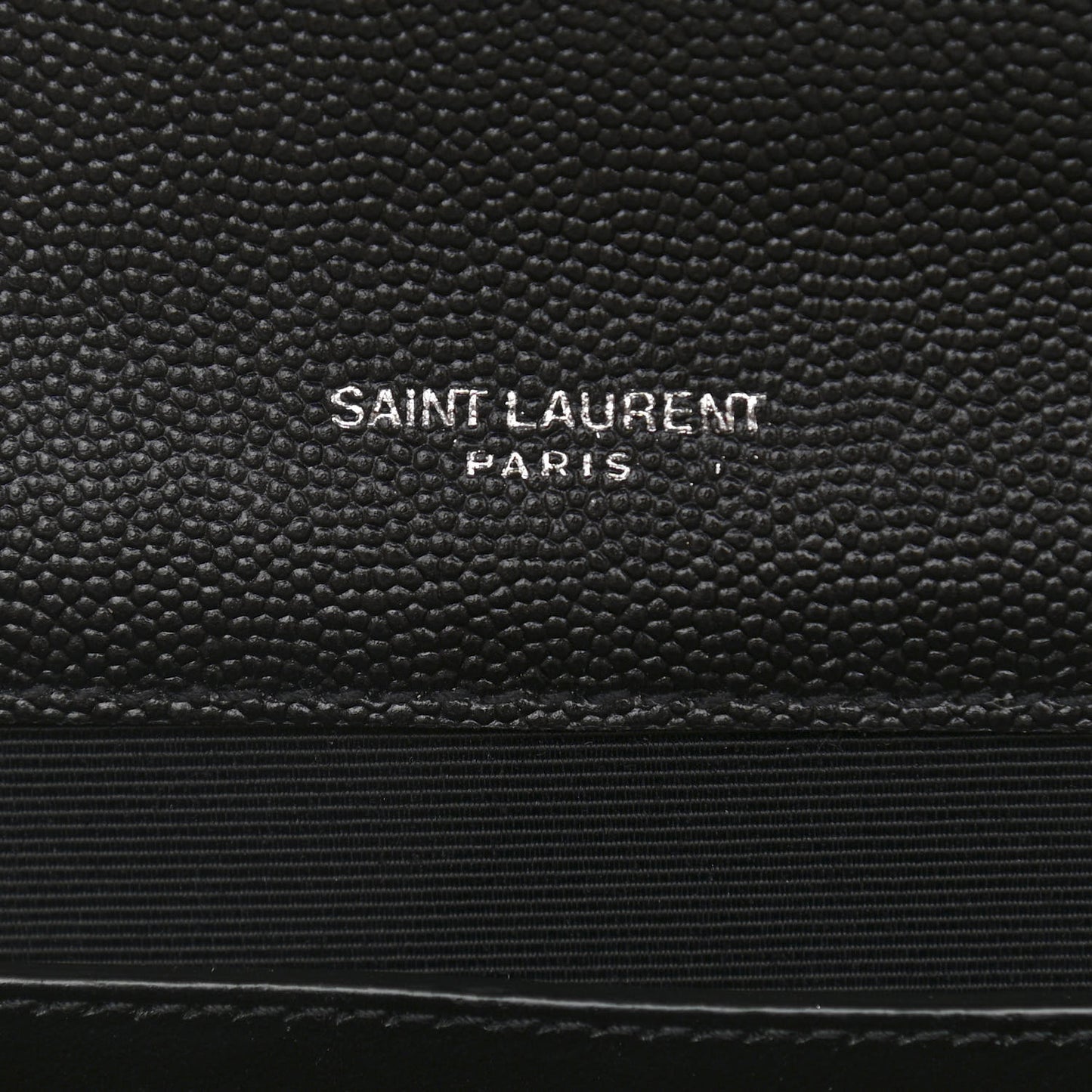 Grain De Poudre Textured Mixed Matelasse Triquilt Medium Monogram Satchel Black