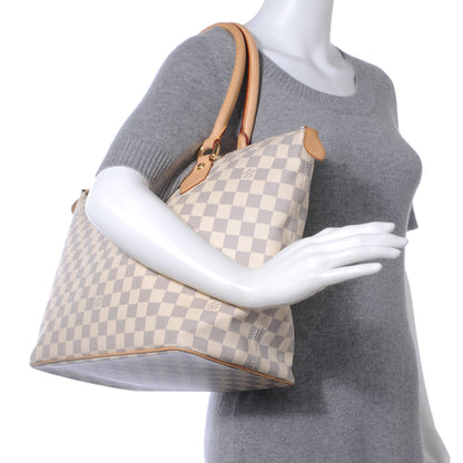 Louis Vuitton Damier Azur Saleya MM 2 of 7