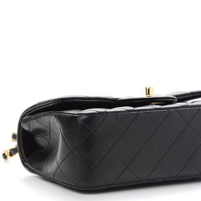 Chanel Lambskin Quilted Mini Rectangular Flap Black 14 of 20