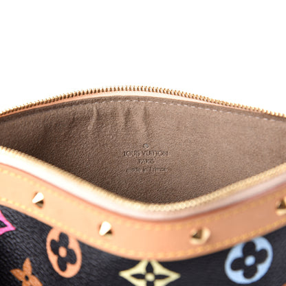 Louis Vuitton Monogram Multicolor Pochette Accessories Black 6 of 11