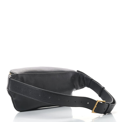 Saint Laurent Grain De Poudre Monogram Belt Bag Black 3 of 10