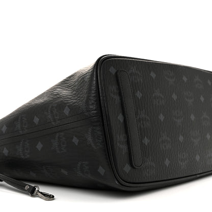 MCM Visetos Medium Liz Reversible Shopper Tote Black 14 of 17
