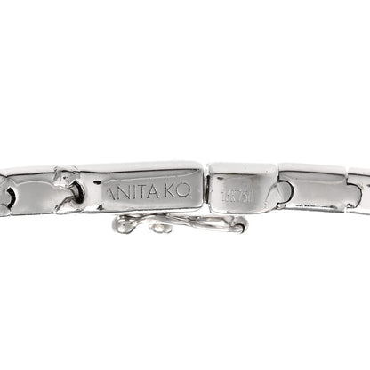 Anita Ko 18K White Gold Diamond Link Choker Necklace 4 of 4