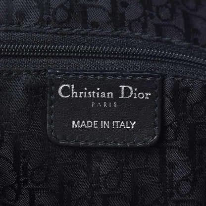 Christian Dior Calfskin Logo Charms Boston White 6 of 14
