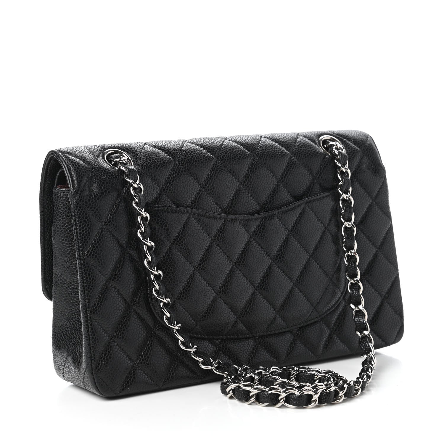 Chanel Caviar Quilted Medium Double Flap Black 3 of 11