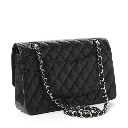 Chanel Caviar Quilted Medium Double Flap Black 3 of 11