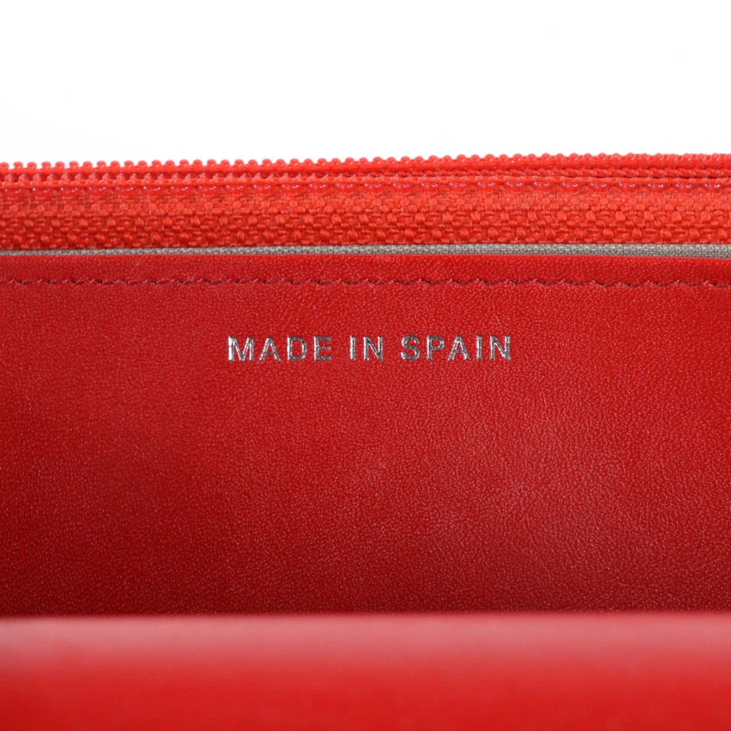 Chanel Caviar Timeless CC Wallet On Chain WOC Red 7 of 8