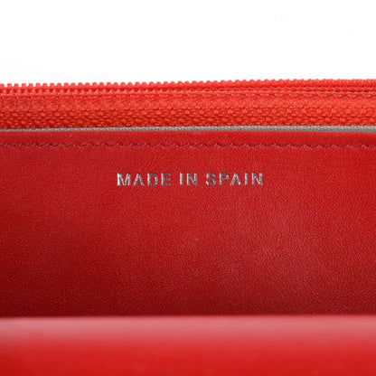 Chanel Caviar Timeless CC Wallet On Chain WOC Red 7 of 8