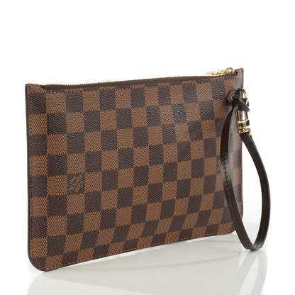Louis Vuitton Damier Ebene Neverfull MM GM Pochette 3 of 8