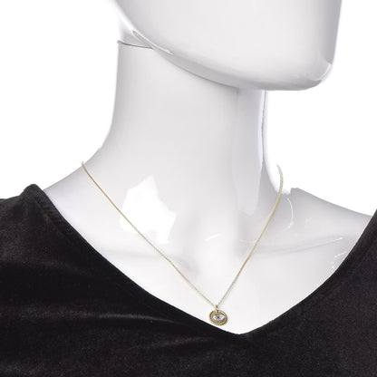 David Yurman 18K Yellow Gold Blue Sapphire Diamond Evil Eye Necklace 2 of 6