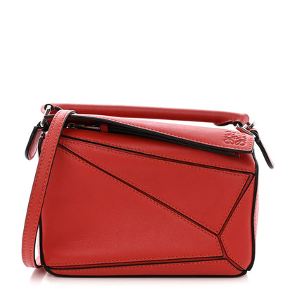 Loewe Calfskin Mini Puzzle Bag Pomodoro 1 of 11