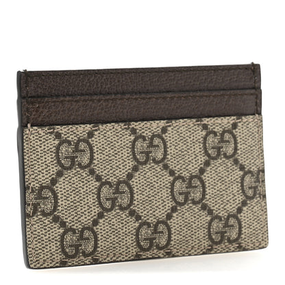 Gucci GG Supreme Monogram Ophidia Card Holder Brown 3 of 7