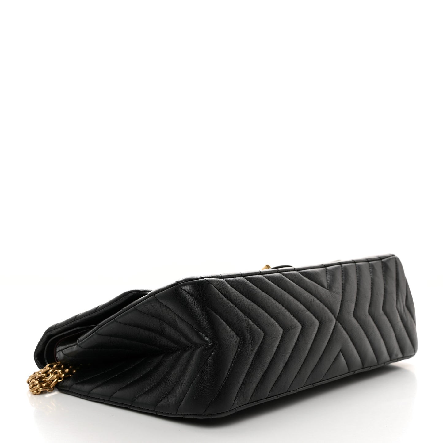 Sheepskin Chevron Quilted 2.55 Reissue 226 Flap Black