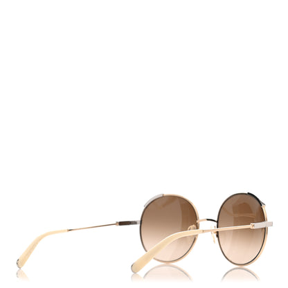 Chloe Oversized Round Sunglasses CE117S Gold 4 of 6