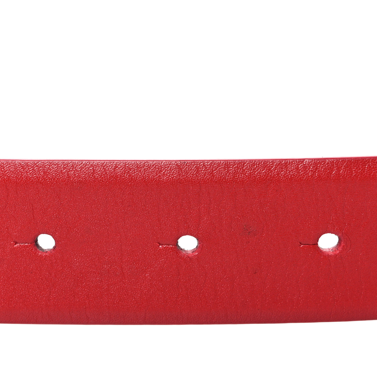 Chanel Calfskin CC Chain Belt 80 32 Red 3 of 6