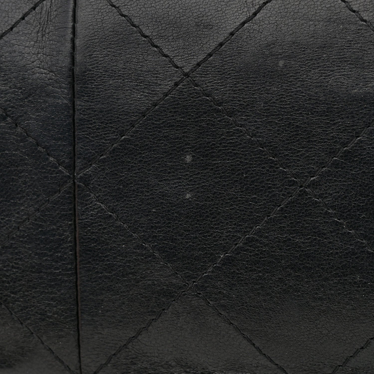 Chanel Lambskin Quilted Jumbo Single Flap Black 13 of 15