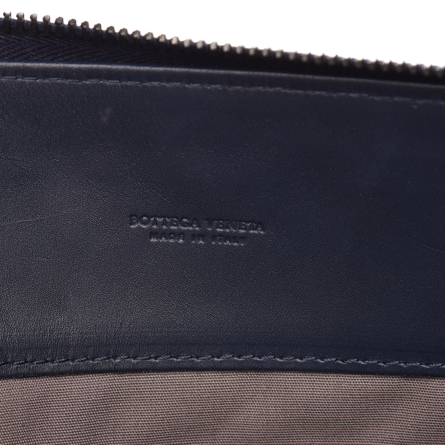 Calfskin Intrecciato Small Document Light Tourmaline