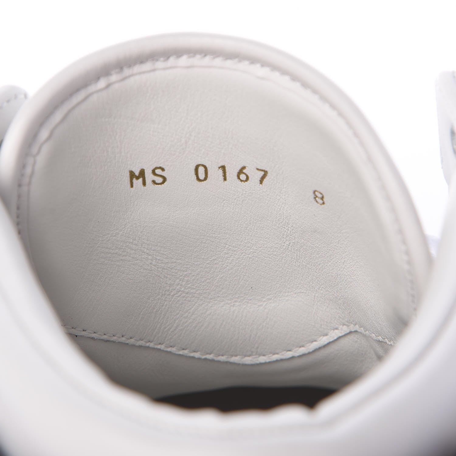 Louis Vuitton Calfskin Rivoli High Top Sneakers 8 White 8 of 12