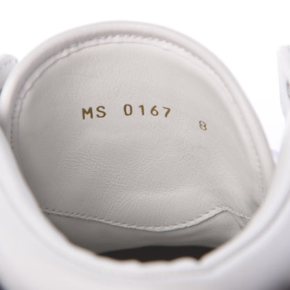 Louis Vuitton Calfskin Rivoli High Top Sneakers 8 White 8 of 12