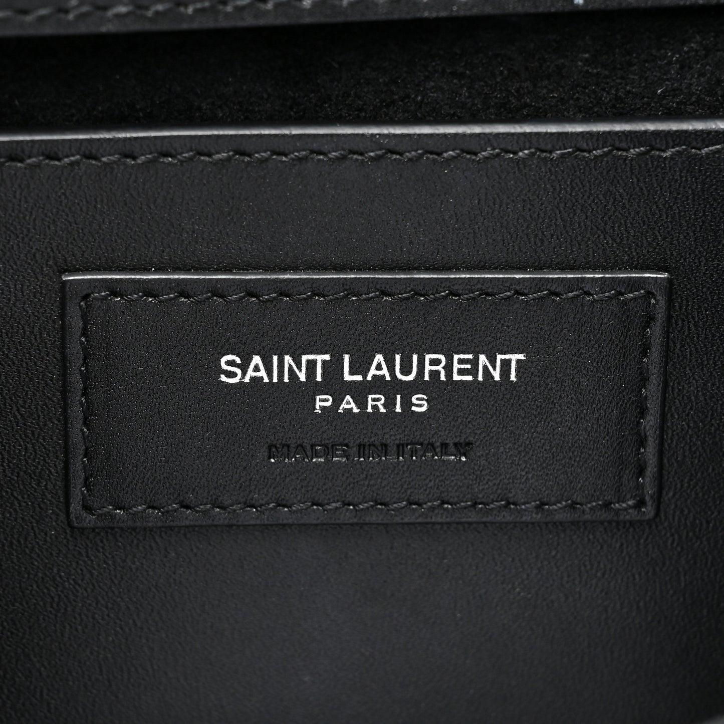 Smooth Calfskin Medium Classic Monogram Kate Tassel Satchel Black