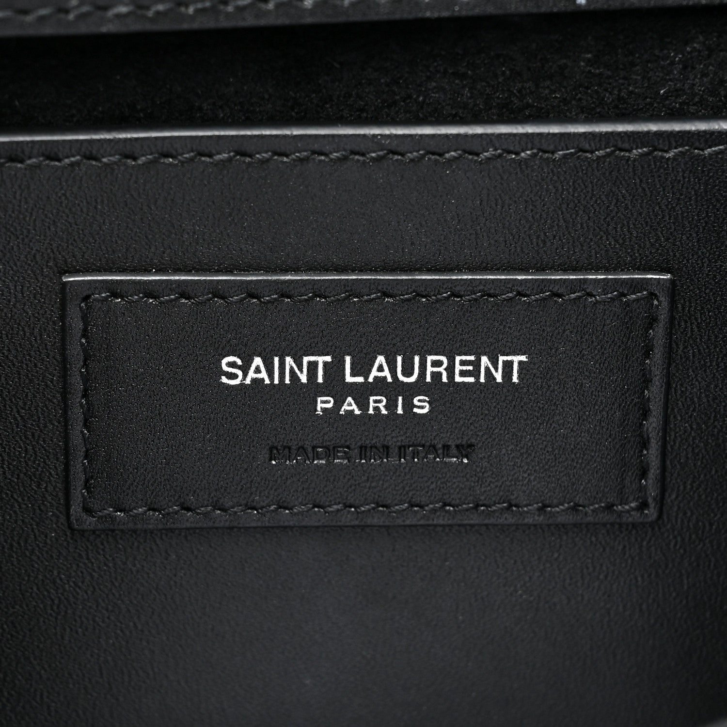 Saint Laurent Smooth Calfskin Medium Classic Monogram Kate Tassel Satchel Black 6 of 9
