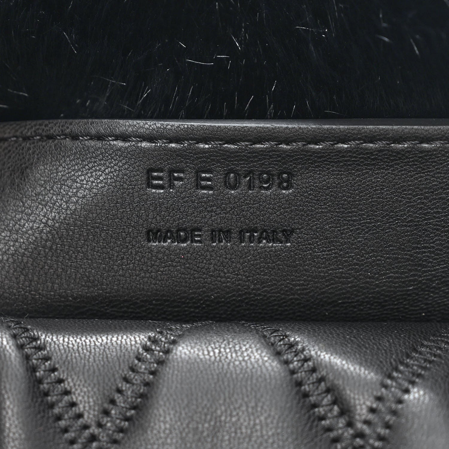 Givenchy Faux Fur Duo Shopper Tote Black White 7 of 10