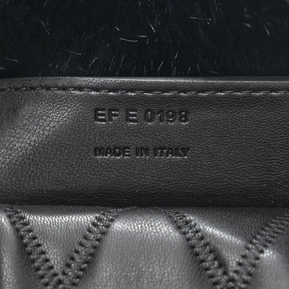 Givenchy Faux Fur Duo Shopper Tote Black White 7 of 10