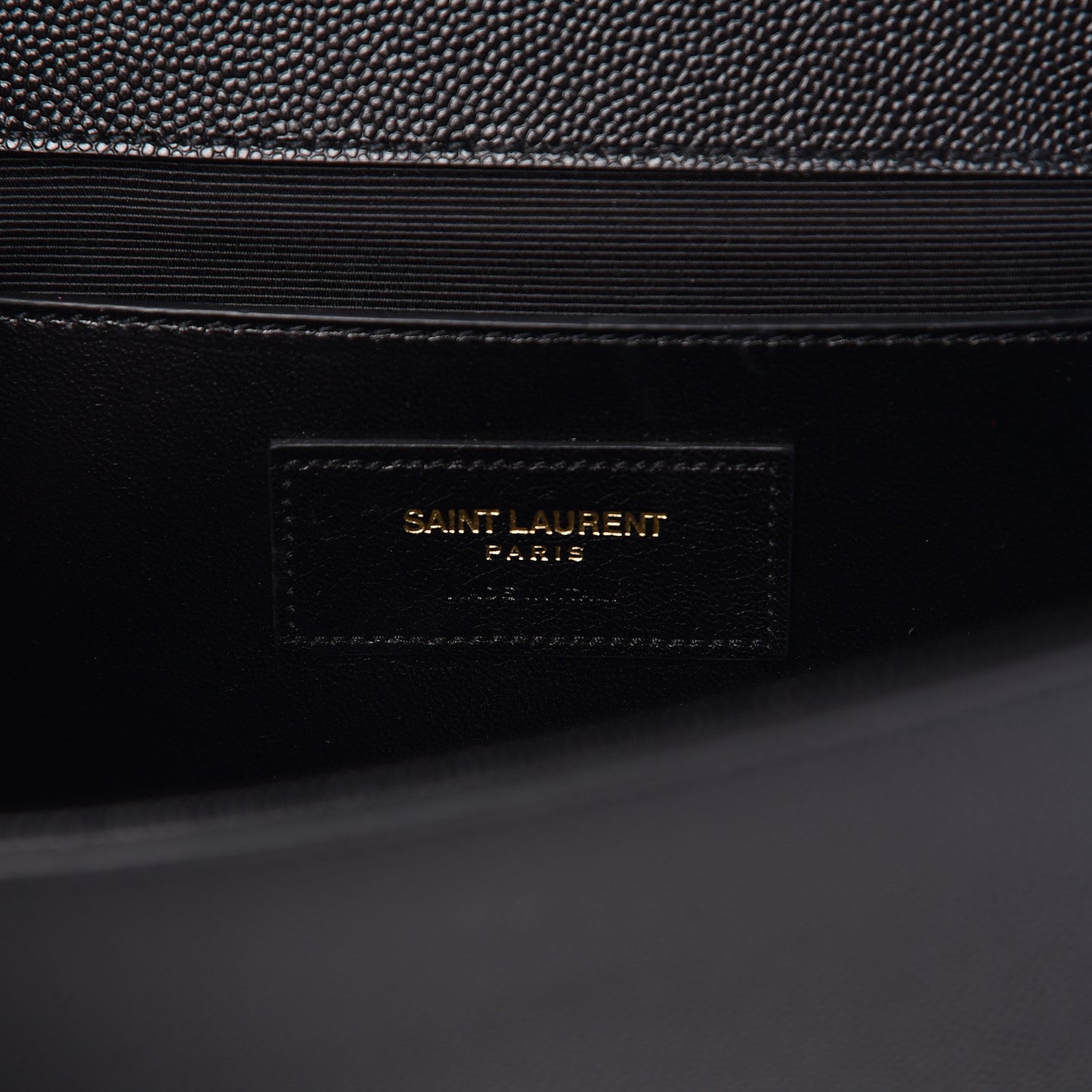Grain De Poudre Monogram Cassandre Clutch Black