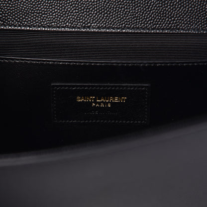 Saint Laurent Grain De Poudre Monogram Cassandre Clutch Black 7 of 9