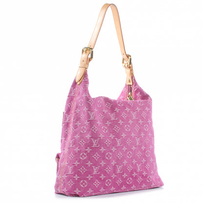 Louis Vuitton Denim Baggy GM Fuchsia 3 of 7
