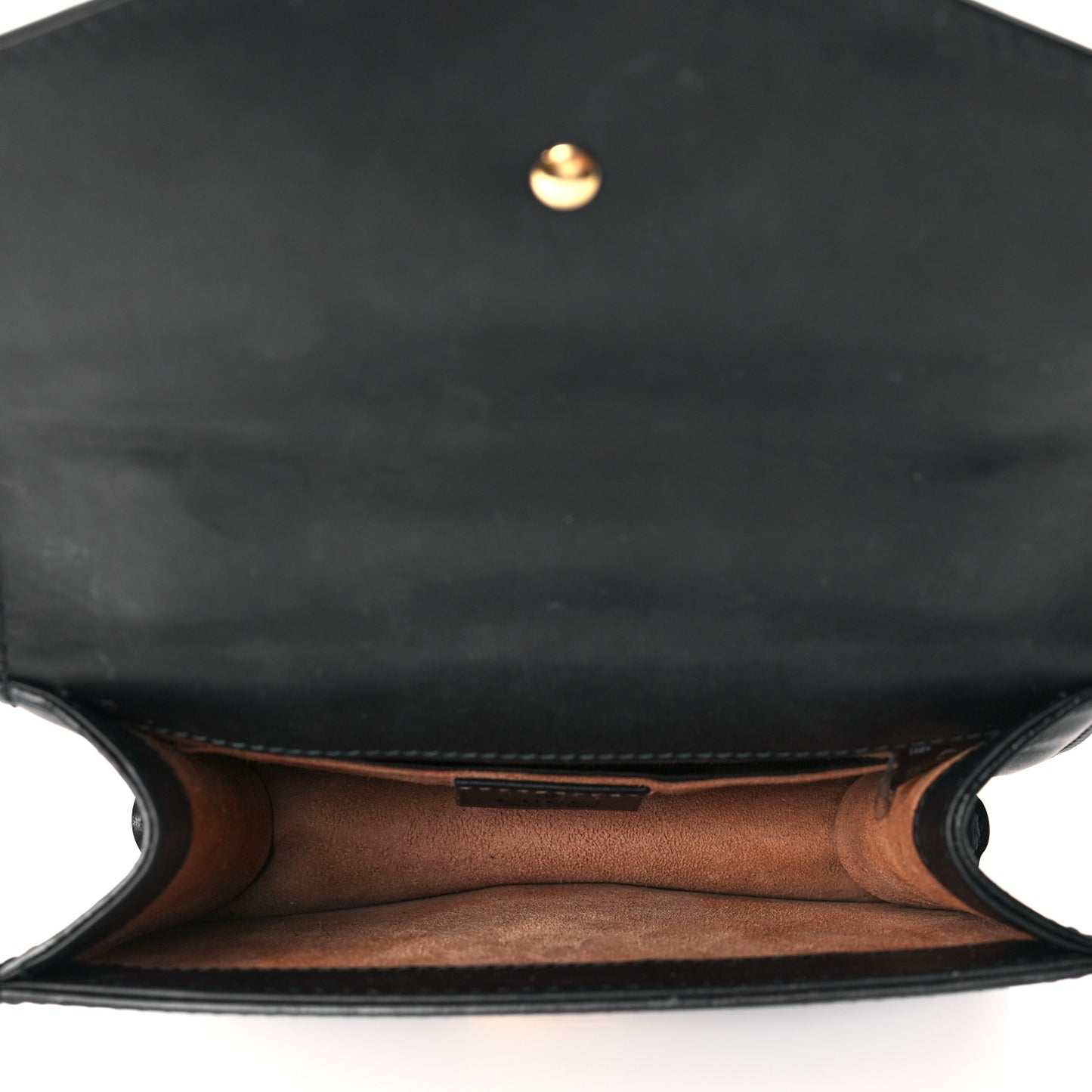 Calfskin Mini Sylvie Chain Shoulder Bag Black