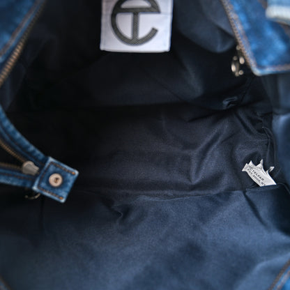 Telfar Denim Medium Shopping Bag Blue 5 of 10