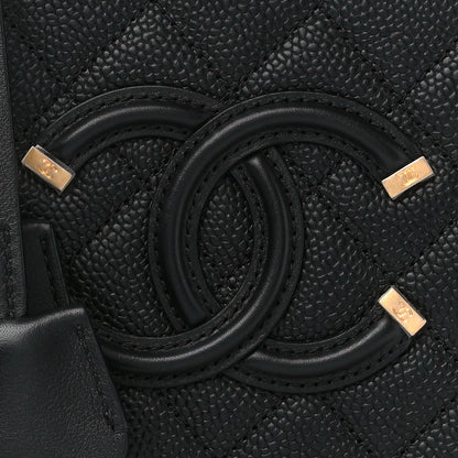 Chanel Caviar Quilted Medium CC Filigree Vanity Case Black 8 of 10