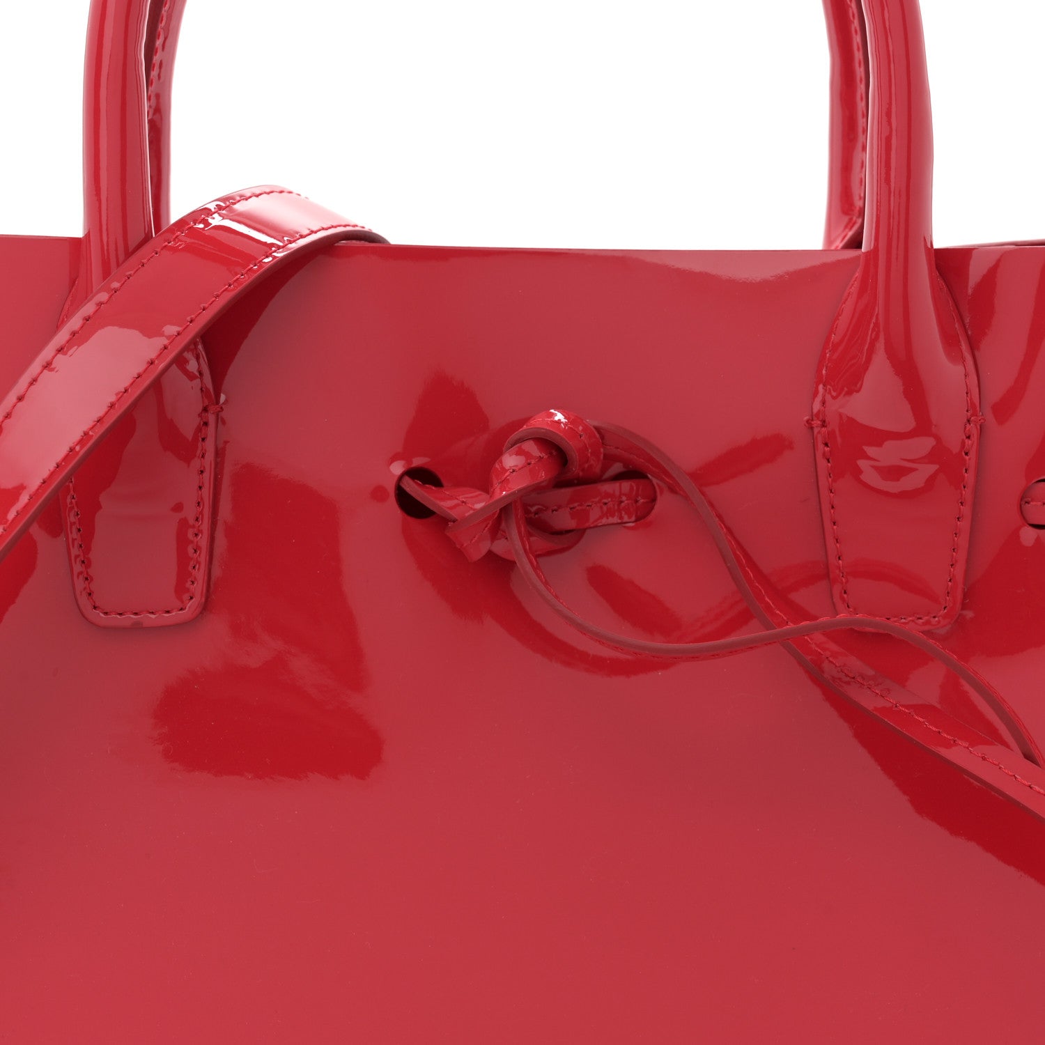 Mansur Gavriel Patent Sun Bag Flamma 7 of 10
