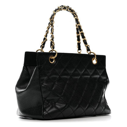 Chanel Caviar Quilted Petit Timeless Tote PTT Black 2 of 14