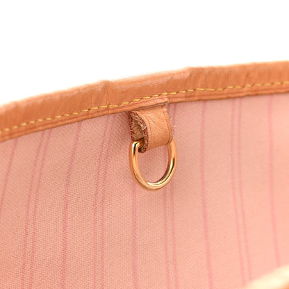 Louis Vuitton Damier Azur Delightful MM Rose Ballerine 15 of 16