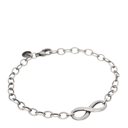Tiffany Sterling Silver Infinity Chain Bracelet 1 of 3