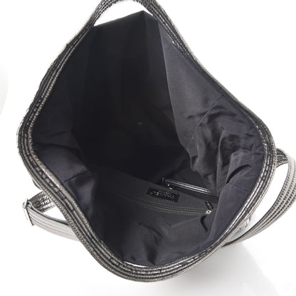 Chanel Coated Canvas Unlimited Hobo Argent Fonce 5 of 7