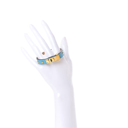 Hermes Swift Mini Dog Clous Ronds Bracelet T2 Bleu Du Nord 2 of 6