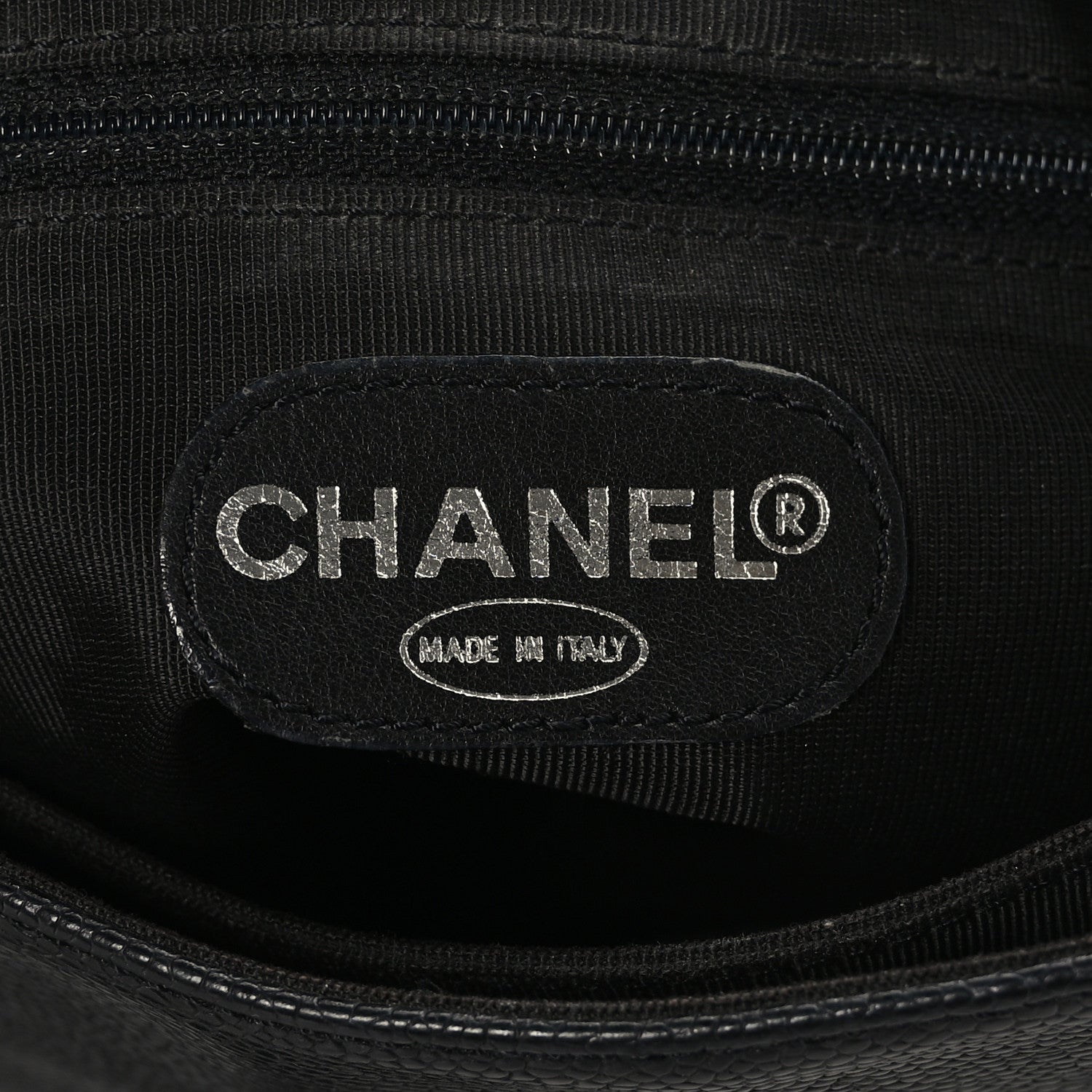Chanel Caviar CC Backpack Black 6 of 9
