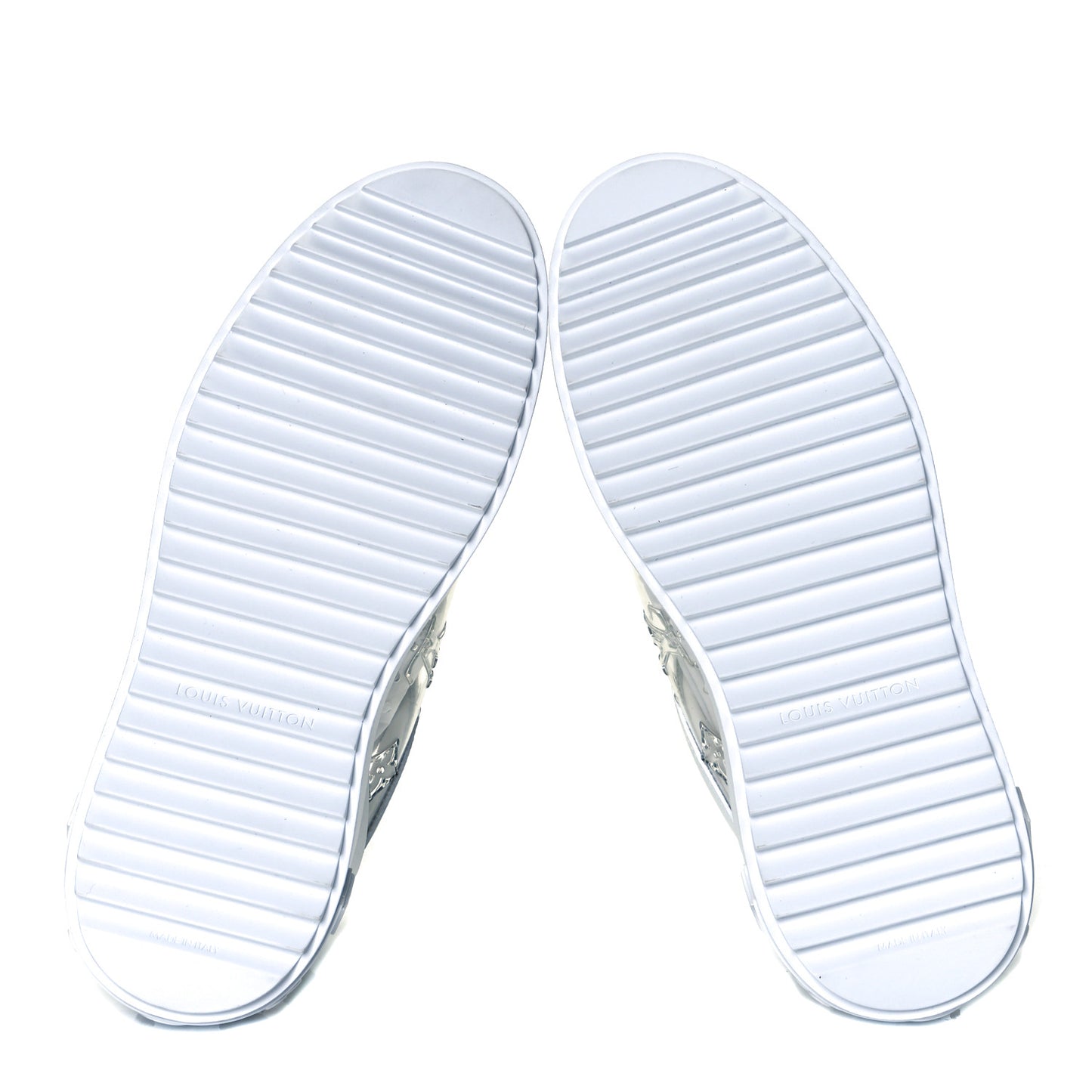 Monogram PVC Time Out Sneakers 36 Silver